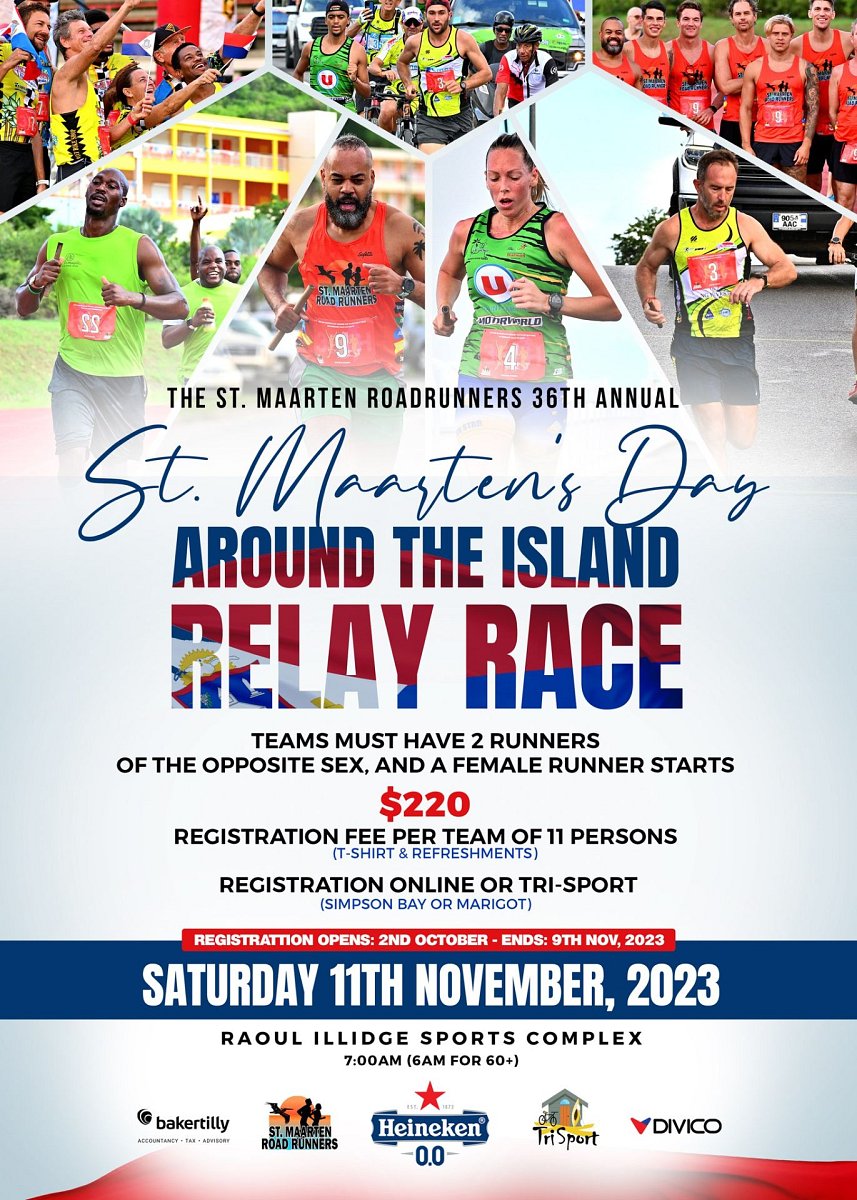 St. Maarten's Day Around the Island Relay Race